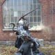 Illustration for article titled Giant iWitcher 3/i Sculpture Is As Handsome As Geralt